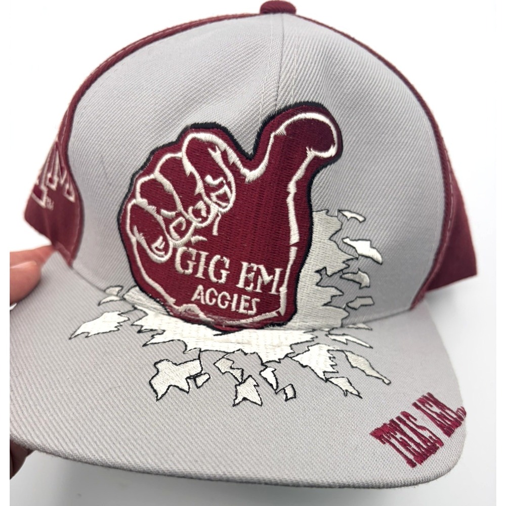Rare Vintage Texas A&M Aggies SnapBack Hat